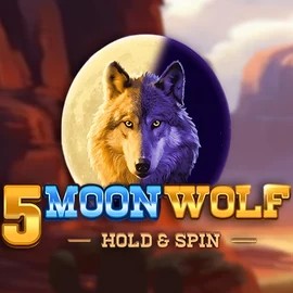 5 Moon Wolf slot logo by Apparat Gaming at Ninewin Casino5 Moon Wolf