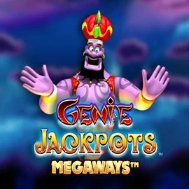 Logo of Genie Jackpots Megaways from Blueprint Gaming at Ninewin Casino