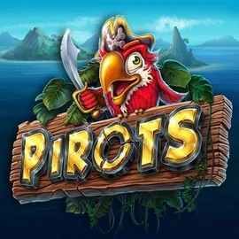 Pirots slot logo by ELK Studios at Ninewin CasinoPirots